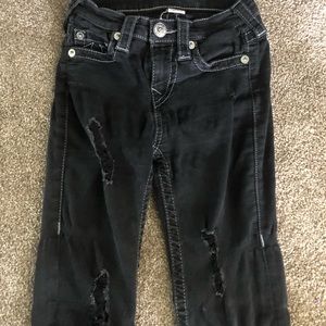 True religion (black) ripped(skinny jeans)